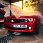 V6 Camaro in Car Wash